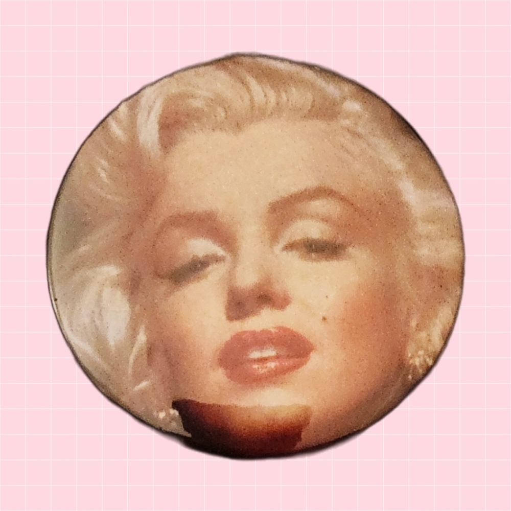 Marilyn Monroe Portrait 2" Pin